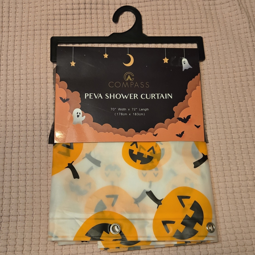 Halloween Pumpkin Shower Curtain